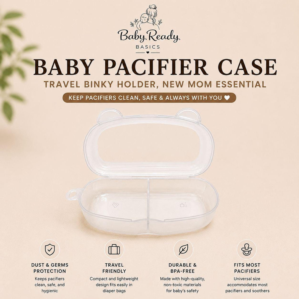 Pacifier Case — Clean & Safe Storage for On the Go