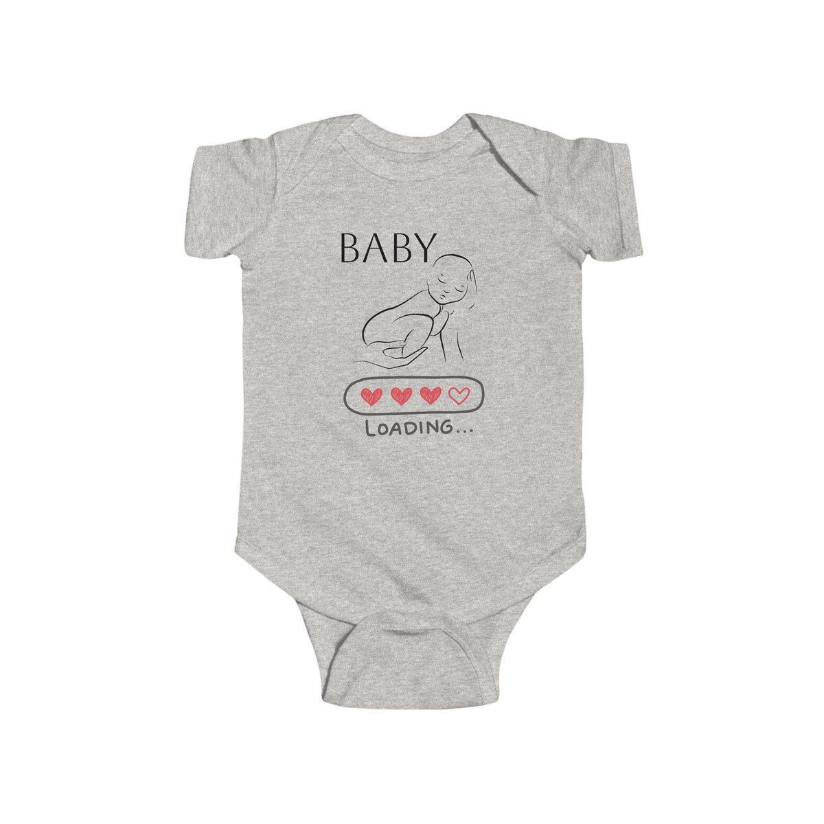 Baby Loading Onesie infant bodysuit | pregnancy announcement, baby shower