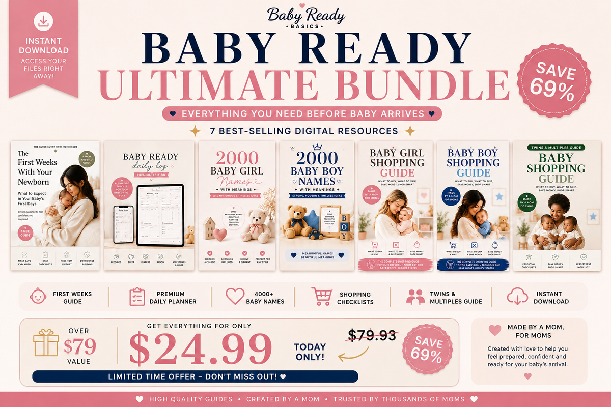 Ultimate Newborn Bundle for First-Time Moms